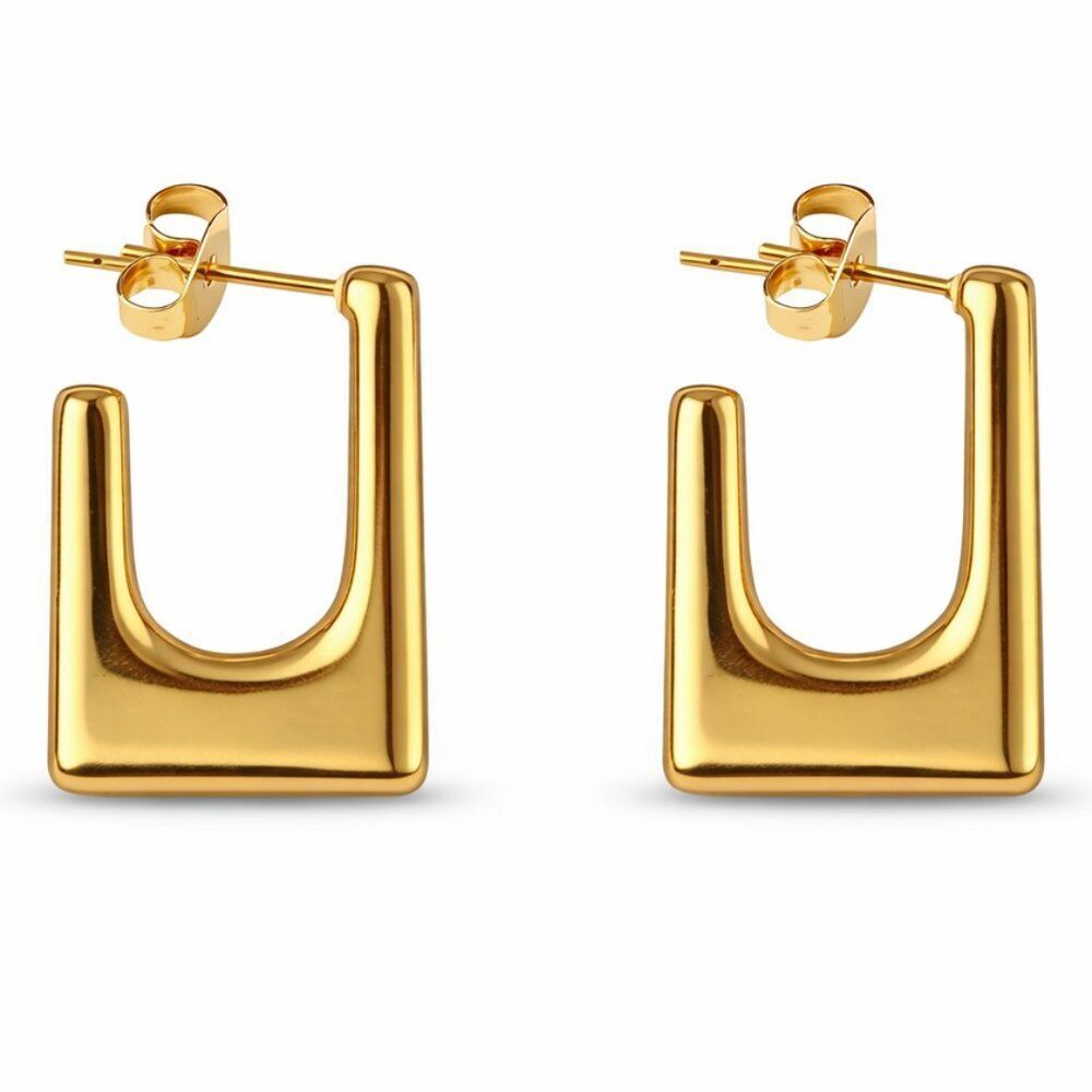 3For$20 Vintage Modern U Earring Stainless Steel Earrings
